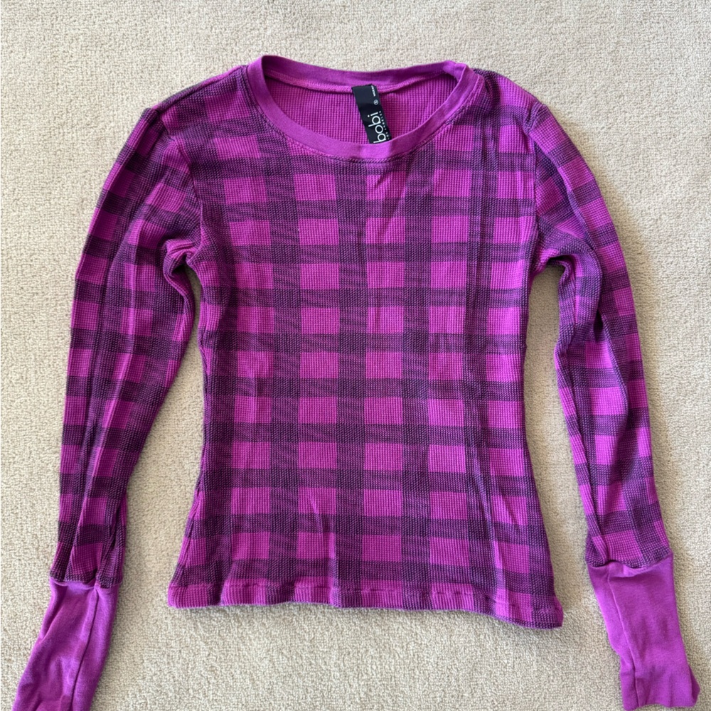 Long Sleeve Waffle Shirt
